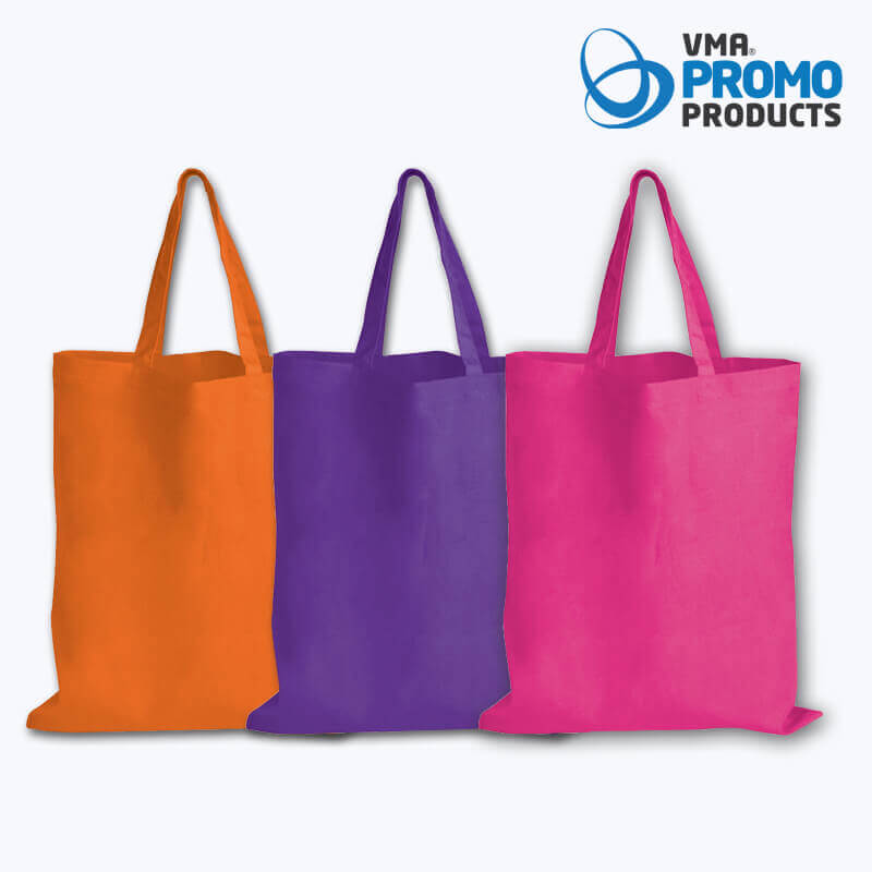 Coloured Cotton Short Handle Tote Bag - Image 2