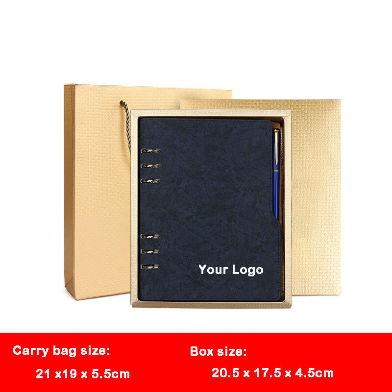 A5 Notebook with matching pens