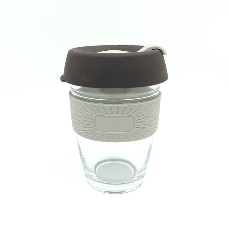 Coffee Mugs - Silicone & Glass 350ml