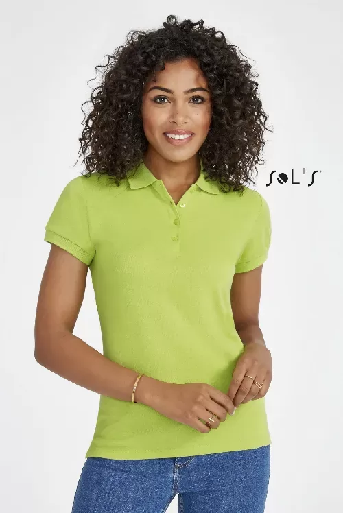 Polo shirt women's 100% combed ring spun cotton PEOPLE