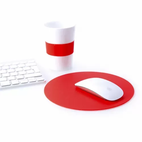 Mousepad made from high quality silicone 19.3cm diameter no slip Exfera