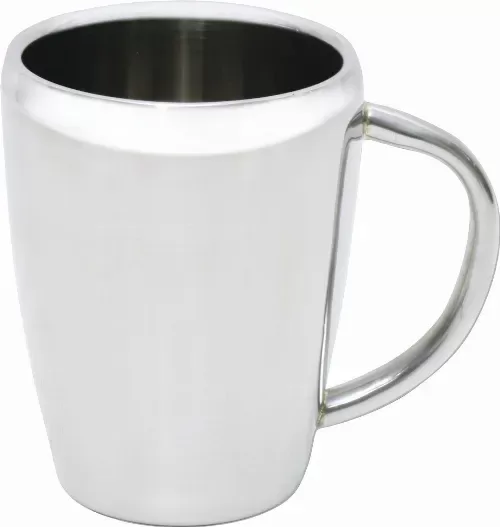 Coffee mug double walled stainless steel 250ml