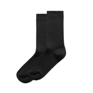 1203 Wos Rib Socks (2pk)