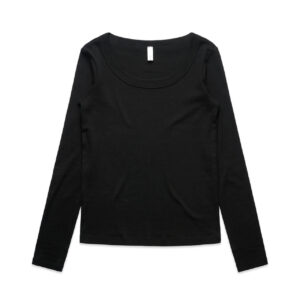 4075 Organic Rib Ls Tee