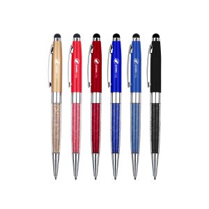 2 in 1 Crystal Stylus Pen