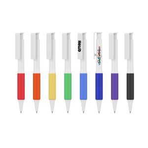 Soft Grip Pen - Creamy White Barrel