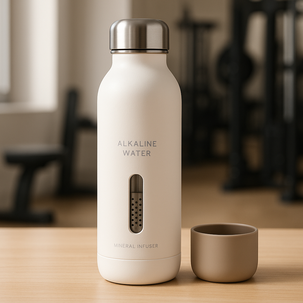 Alkaline Water Bottle - Image created by Sora AI for the purpose of this blog