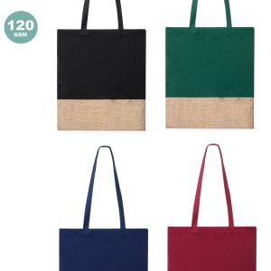 Bag in combination of Cotton & Jute - Suelva