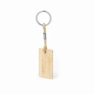 Keyring in Bamboo -Recbam