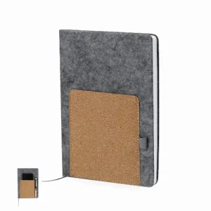 Notebook in RPET felt | Cork - Wilko