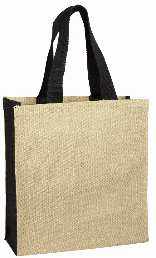 Jute panelled carry-all - Image 3