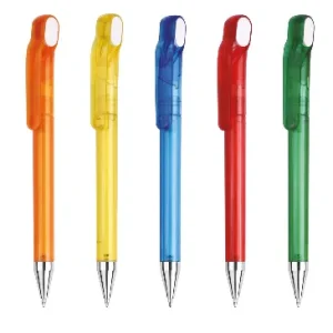 Pen plastic European design with twist action Jellybean