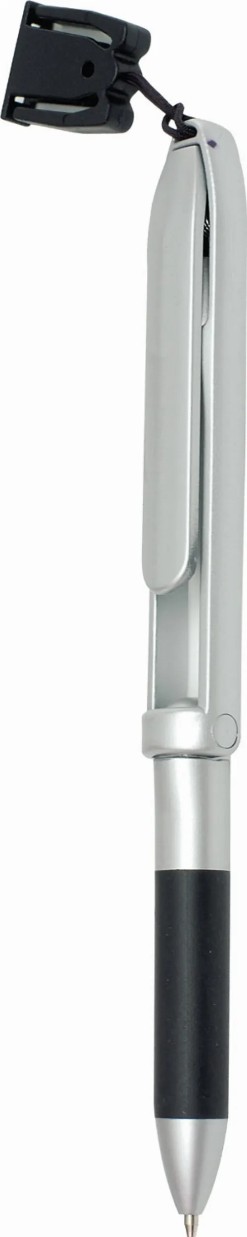 Plastic pen Pops up via pressing the button Neck pen