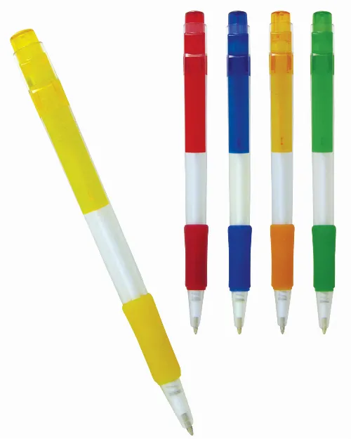 Plastic pen slime line frosted barrel rubber grip Comet