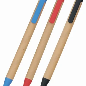 Pen barrel made from recycled cardboard Eco