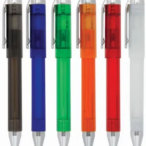 Plastic pen translucent parker style refill Coral