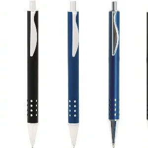 Metal pen push button parker style refill Orbit