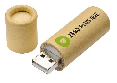 USB cylindrical shape made from Recycled paper (Factory direct MOQ)