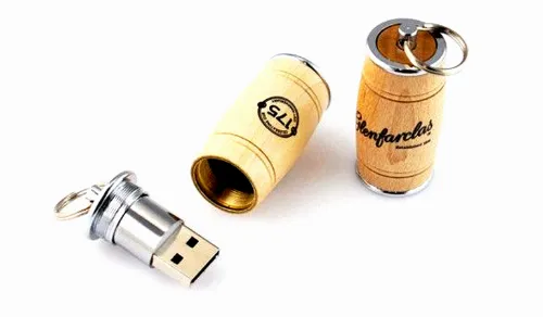 USB Barrel barrel shape with key ring attachment ( Factory Direct MOQ) - Image 2