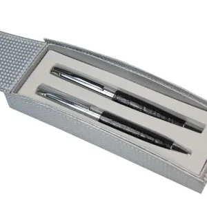 Pen box for 2 pens checkered design Moscow