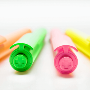 Pen Plastic Chalk Fluro colours