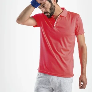 Polo shirt men's sports 100% polyester PERFORMER