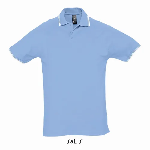 Polo shirt men's 100% ring spun cotton PRACTICE - Image 3