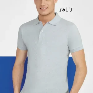 Polo shirt men's short sleeve - 100% cotton pique PERFECT