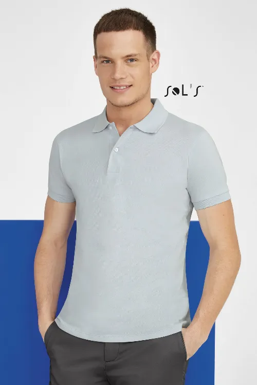 Polo shirt men's short sleeve - 100% cotton pique PERFECT