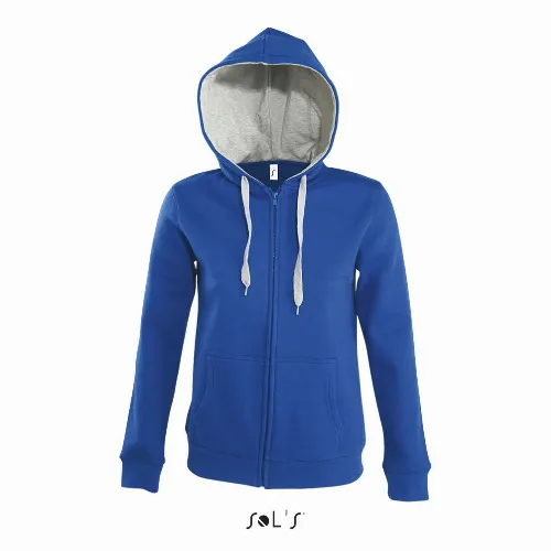 Hoodie Womens 50% cotton 50% polyester brushed fleece lining hidden zipo SOUL - Image 5
