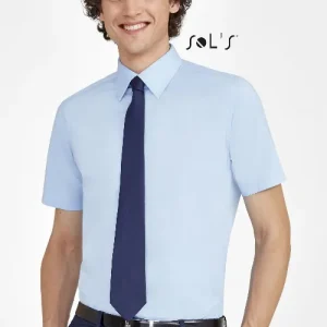 Business shirt BROADWAY SHORT SLEEVE STRETCH MEN'S SHIRT