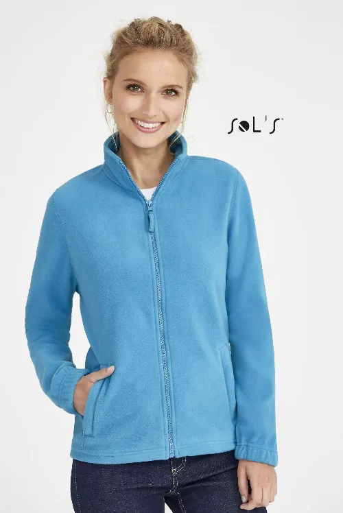 Fleece top women's zippered NORTH