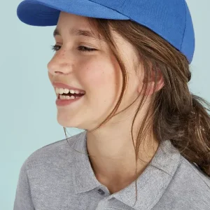 Cap KIDS 5 panel  light brushed cotton SUNNY