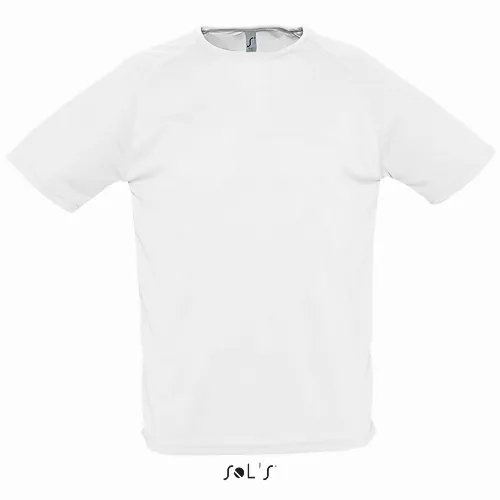 T shirt Men's raglan sleeve 100% breathable polyester SPORTY - Image 3