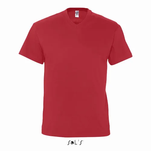 T shirt Men's V NECK 100% semi combed ring spun cotton VICTORY - Image 7