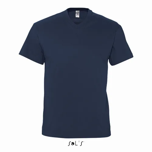 T shirt Men's V NECK 100% semi combed ring spun cotton VICTORY - Image 5