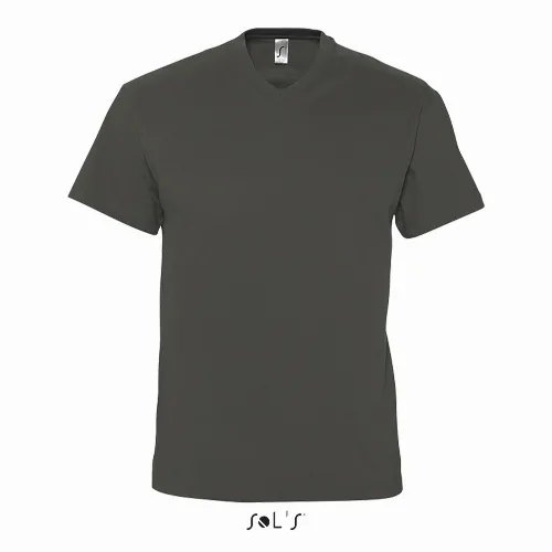 T shirt Men's V NECK 100% semi combed ring spun cotton VICTORY - Image 9