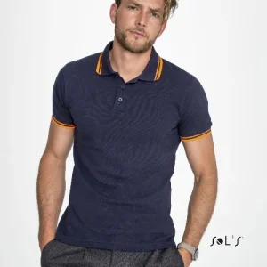 Polo shirt men's 100% ring spun cotton PASADENA