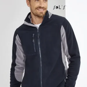 Polar fleece top Men's zippered   NORDIC