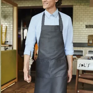 APRON Long WITH POCKETS made from polycotton