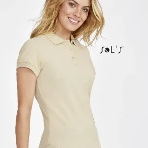 Polo shirt women's 100% ring spun cotton PASSION
