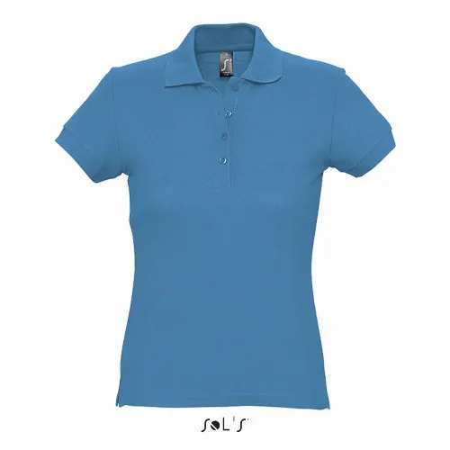 Polo shirt women's 100% ring spun cotton PASSION - Image 2