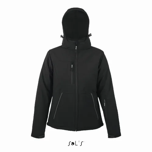Jacket women's softshell 8000mm waterproof, breathable ROCK - Image 2