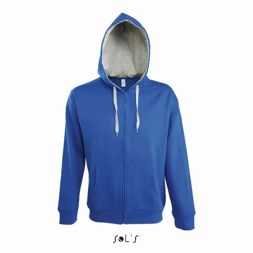 Hoodie Men's 50% cotton 50% polyester Brushed fleece lining hidden zip SOUL - Image 5