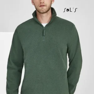 Polar fleece top Men's 1/4 zip ant pilling NESS