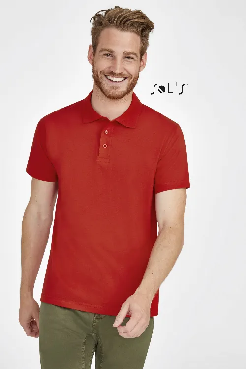 Polo shirt Men's 100% semi combed ring spun cotton PRESCOTT
