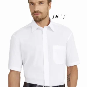 Business shirt BRISTOL SHORT SLEEVE POPLIN MEN'S SHIRT