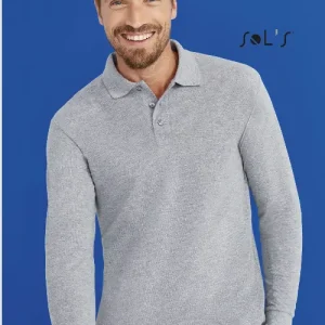 Jumper with collar and button down 100% combed ring spun cotton STAR