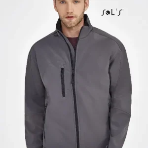 Jacket Men's softshell tech fabric 8000mm waterproof RELAX