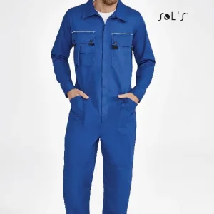 Overalls multiple pockets knee pads with zip  SOLSTICE